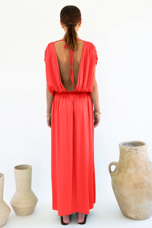 Neu Nomads Damen vegan Kleid Natalia Koralle