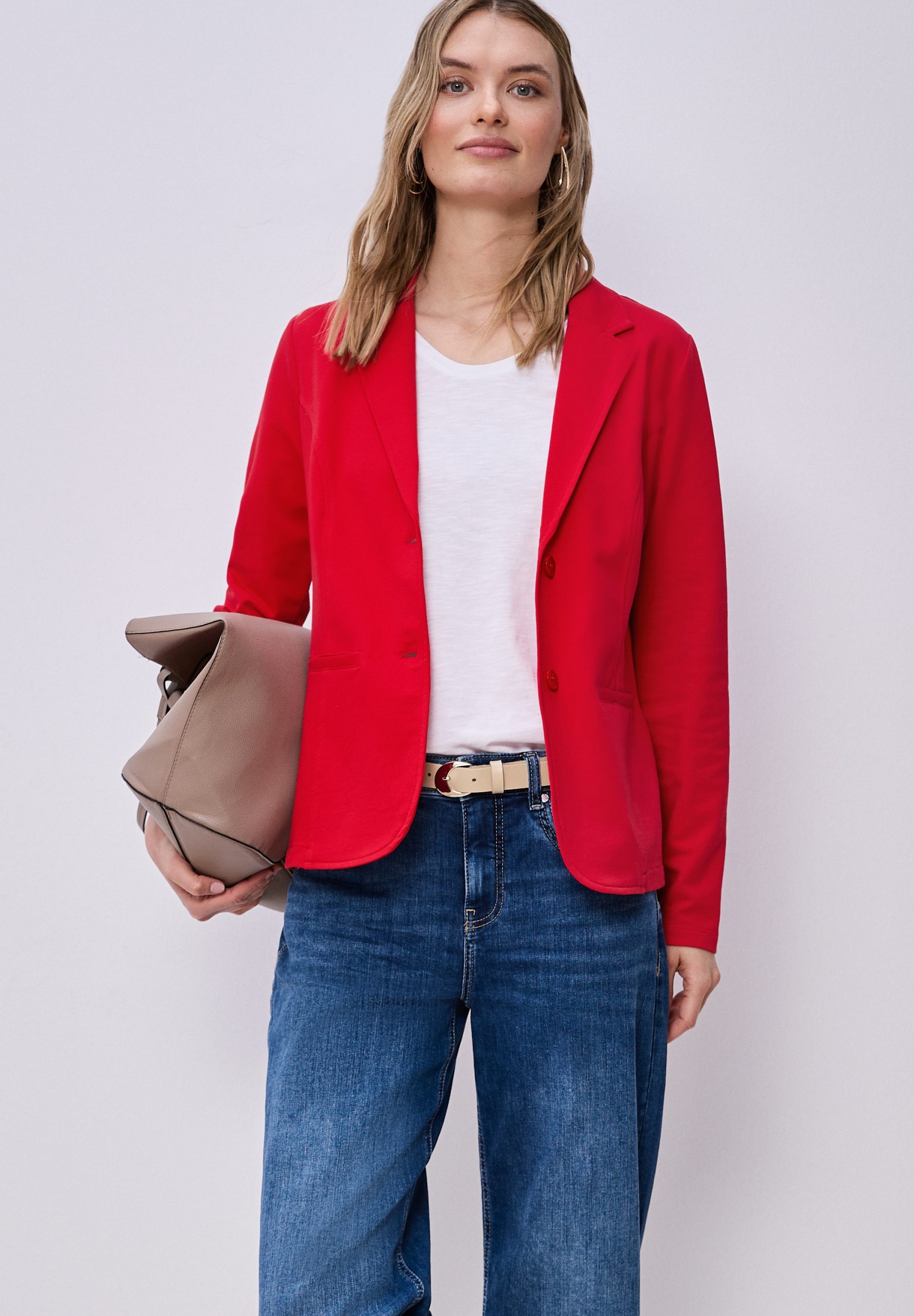 STREET ONE Sweatblazer im soften Baumwoll-Mix