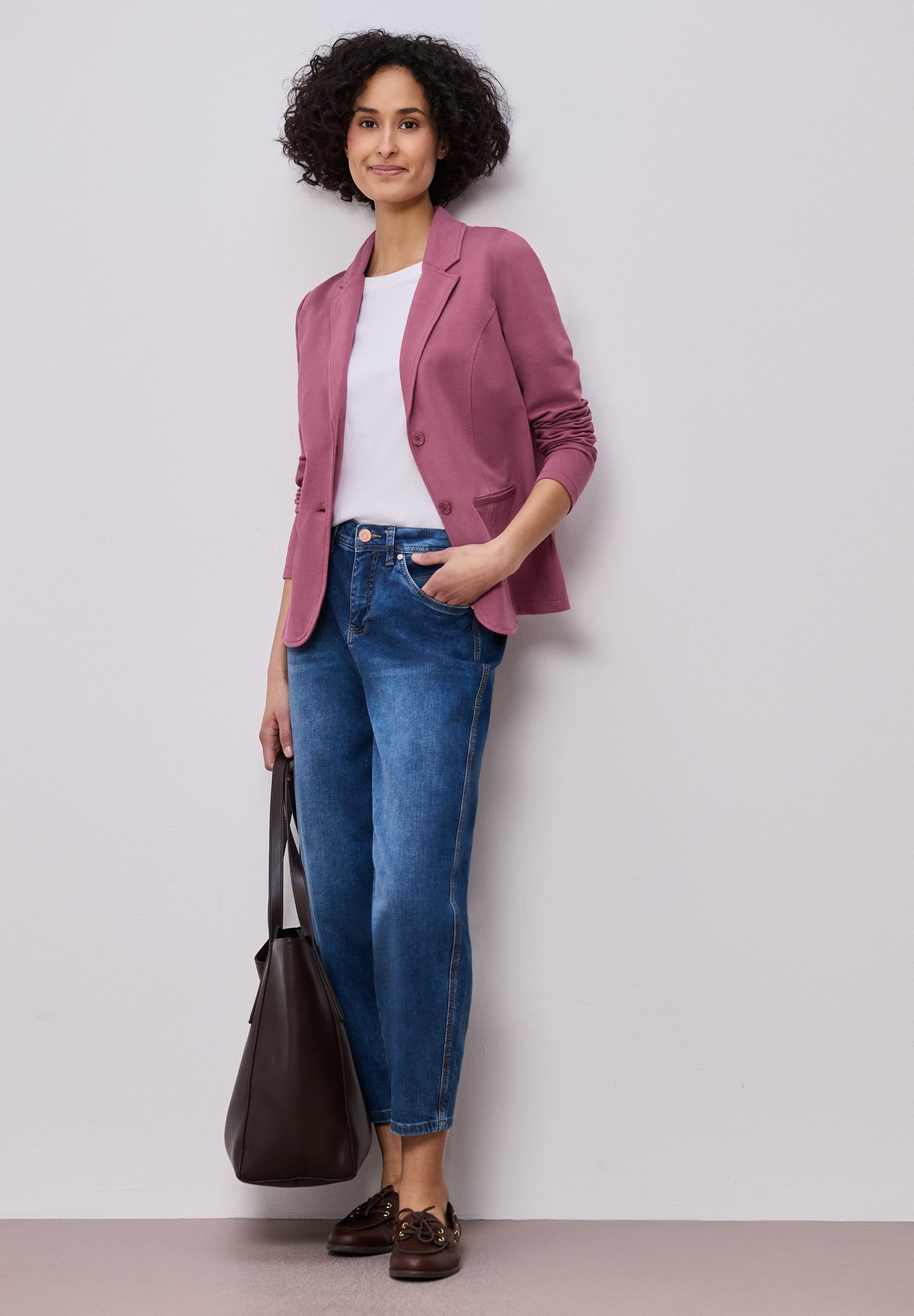 STREET ONE Sweatblazer im soften Baumwoll-Mix