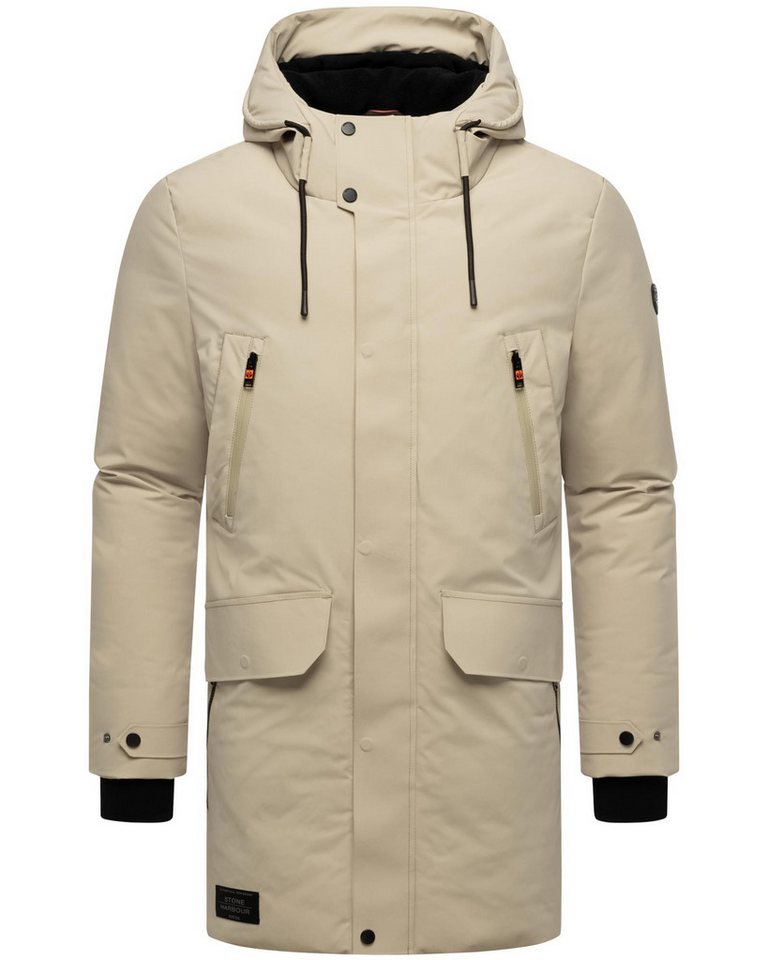 Stone Harbour Wintermantel Kitraan XX Langer Herren Winterparka mit zahlreichen Taschen