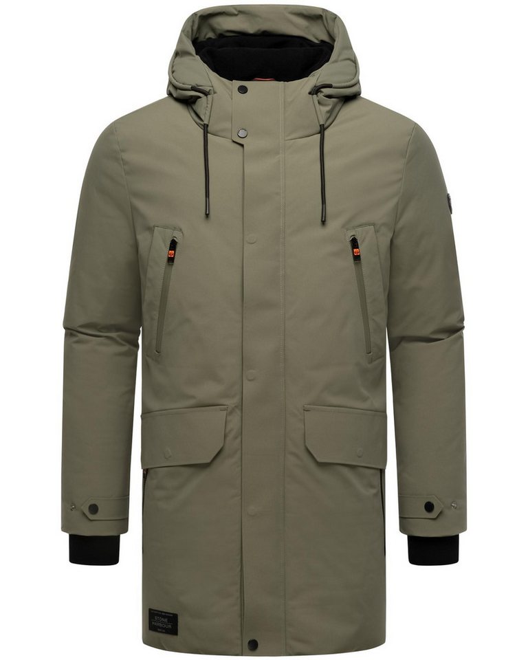 Stone Harbour Wintermantel Kitraan XX Langer Herren Winterparka mit zahlreichen Taschen