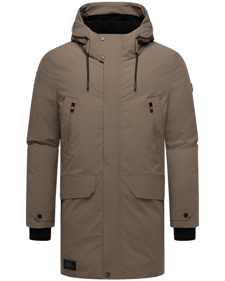 Stone Harbour Wintermantel Kitraan XX Langer Herren Winterparka mit zahlreichen Taschen