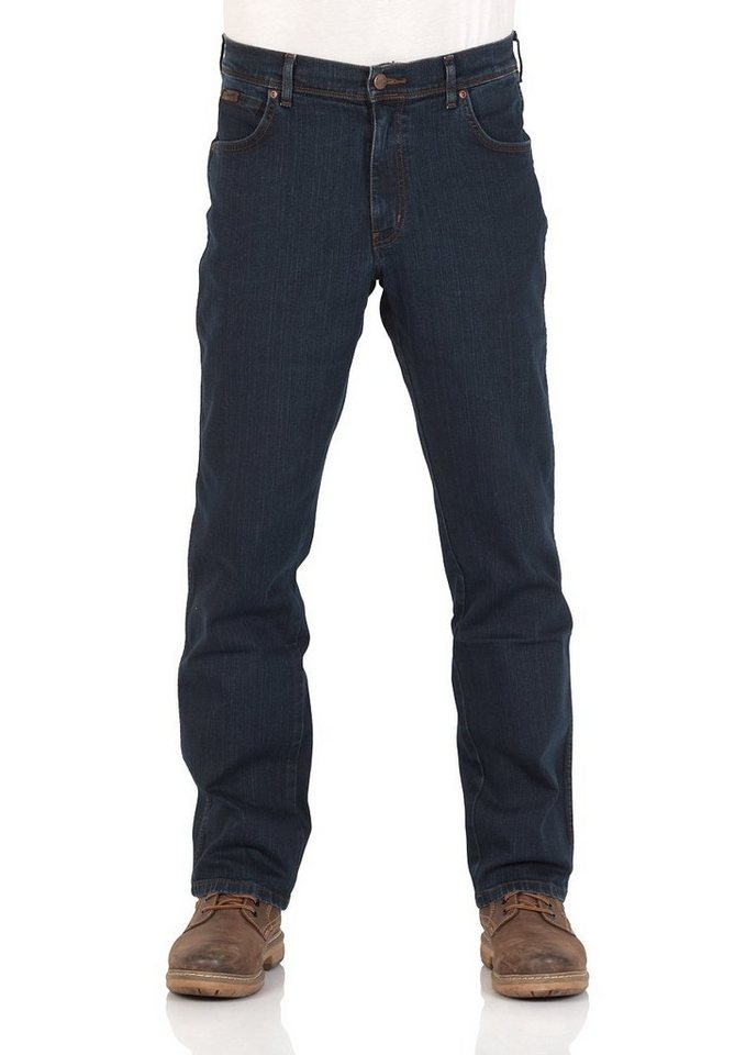 Wrangler Straight-Jeans Texas Jeanshose mit Stretchanteil