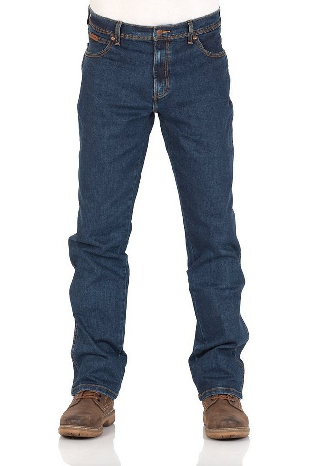 Wrangler Straight-Jeans Texas Jeanshose mit Stretchanteil