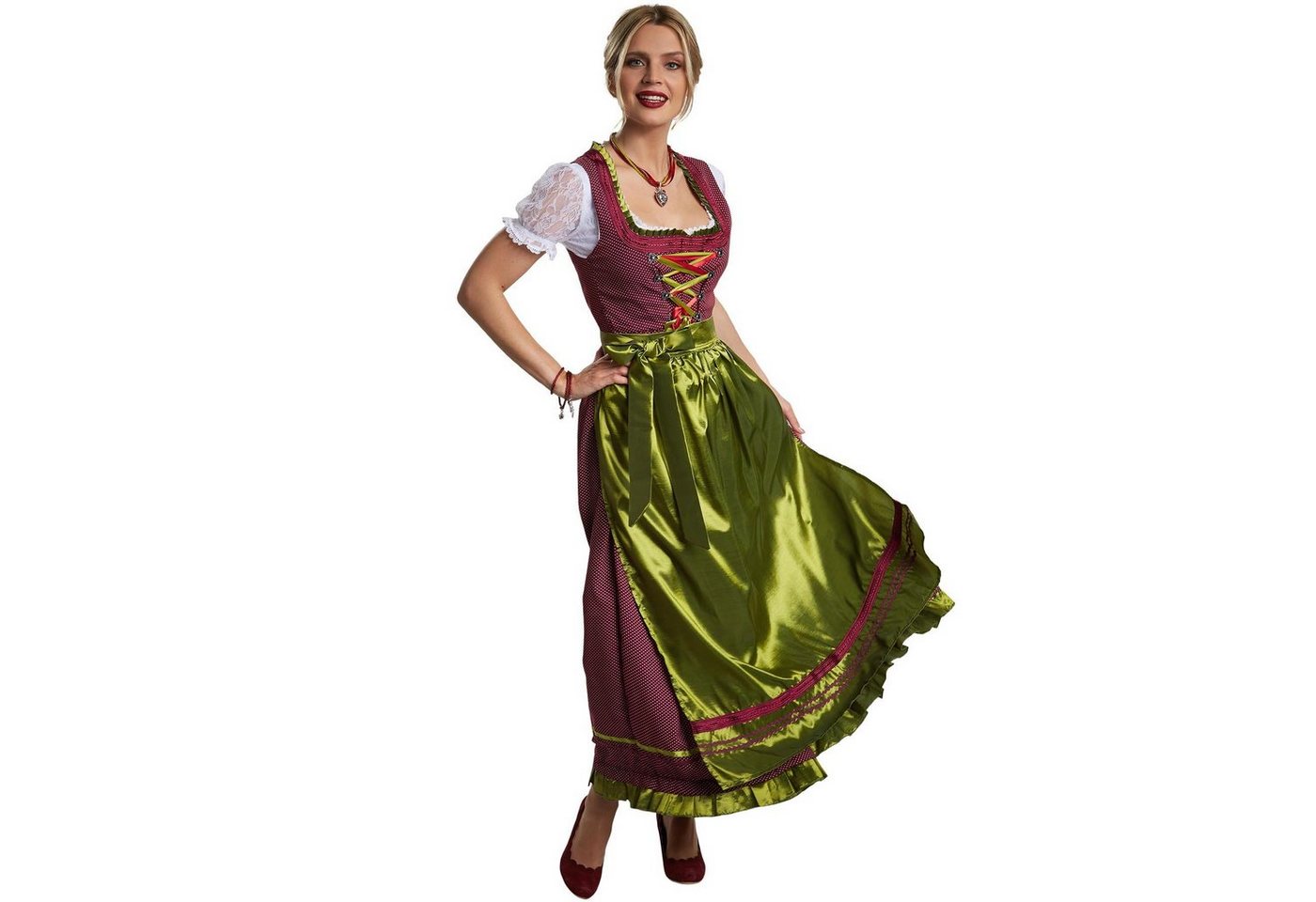 dressforfun Dirndl Frauenkostüm Maxi-Dirndl Ruhpolding Modell 2