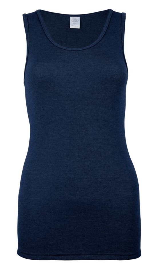 wobera NATUR Unterhemd Tanktop oder Unterhemd ohne Arm für Damen mit Schurwolle&Seide Hergestellt in Deutschland
