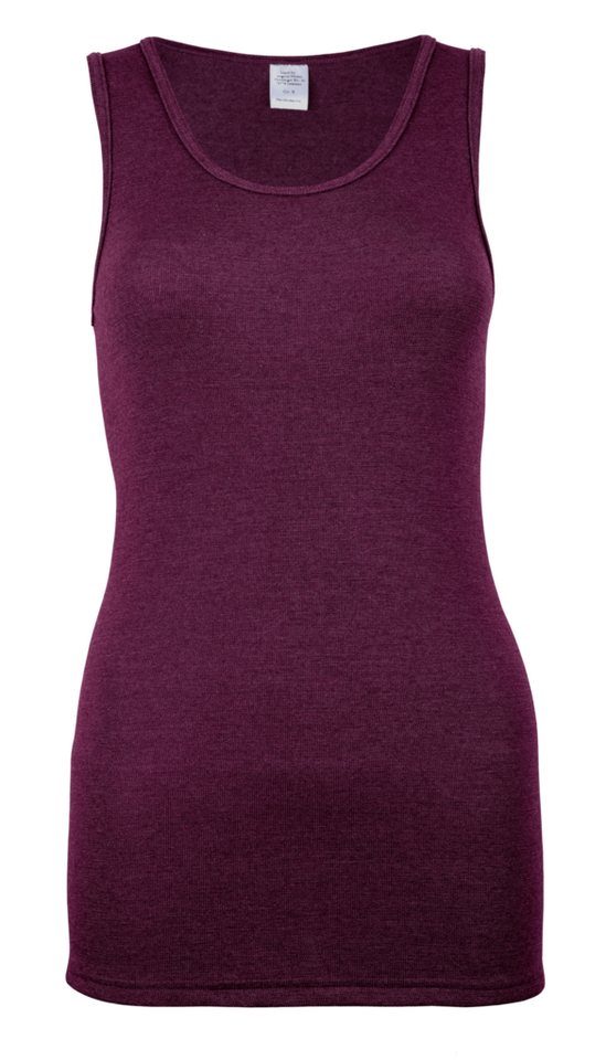 wobera NATUR Unterhemd Tanktop oder Unterhemd ohne Arm für Damen mit Schurwolle&Seide Hergestellt in Deutschland